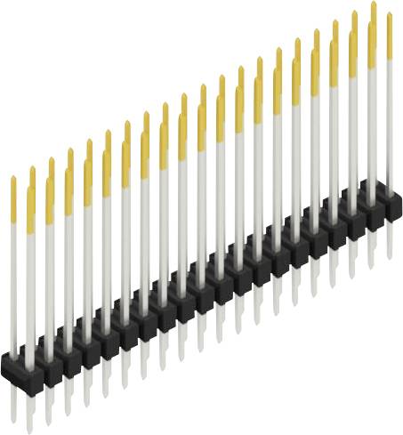 Fischer Elektronik Stiftleiste (Standard) Anzahl Reihen: 2 10163230 10St.
