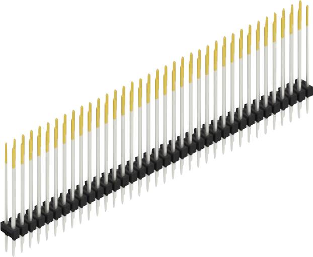 Fischer Elektronik Stiftleiste (Standard) Anzahl Reihen: 2 10053765 10St.
