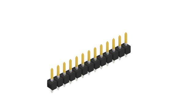 Fischer Elektronik Stiftleiste (Standard) Anzahl Reihen: 1 10053804 10St.