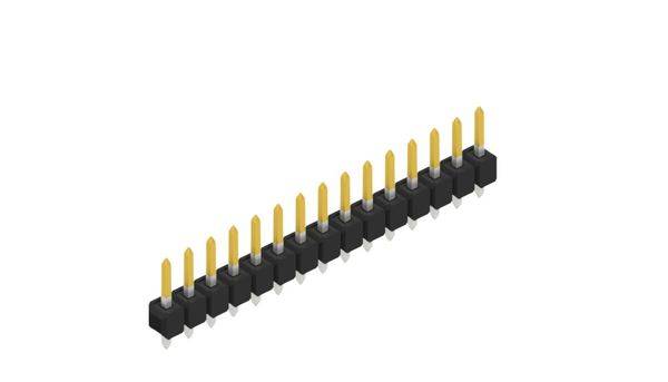Fischer Elektronik Stiftleiste (Standard) Anzahl Reihen: 1 10053810 10St.