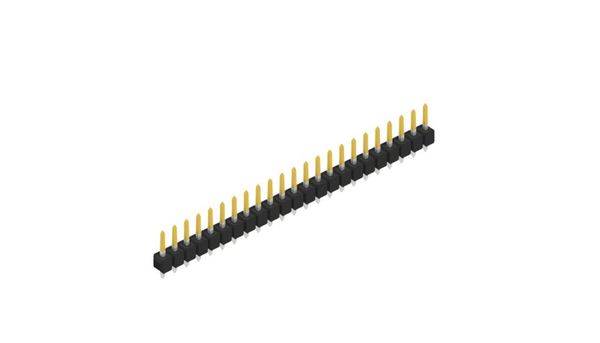 Fischer Elektronik Stiftleiste (Standard) Anzahl Reihen: 1 10053835 10St.