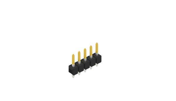 Fischer Elektronik Stiftleiste (Standard) Anzahl Reihen: 1 10053780 10St.