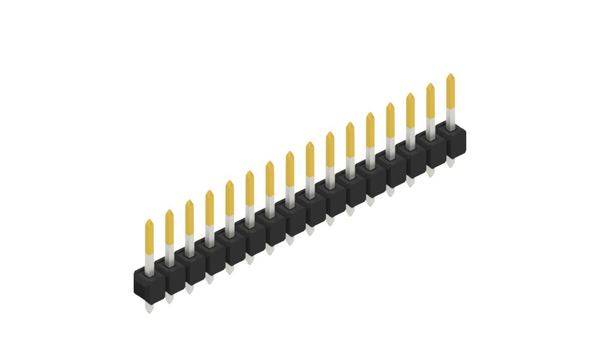 Fischer Elektronik Stiftleiste (Standard) Anzahl Reihen: 1 10053925 10St.