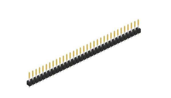 Fischer Elektronik Stiftleiste (Standard) Anzahl Reihen: 1 10053978 10St.