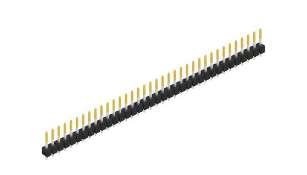 Fischer Elektronik Stiftleiste (Standard) Anzahl Reihen: 1 10053987 10St.