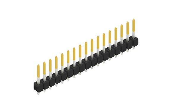 Fischer Elektronik Stiftleiste (Standard) Anzahl Reihen: 1 10054042 10St.