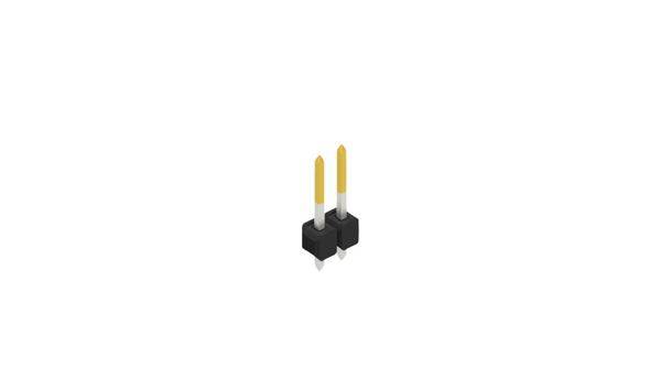 Fischer Elektronik Stiftleiste (Standard) Anzahl Reihen: 1 10053994 10St.