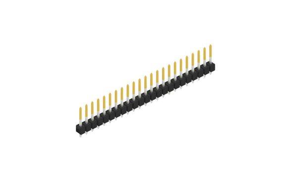 Fischer Elektronik Stiftleiste (Standard) Anzahl Reihen: 1 10054062 10St.