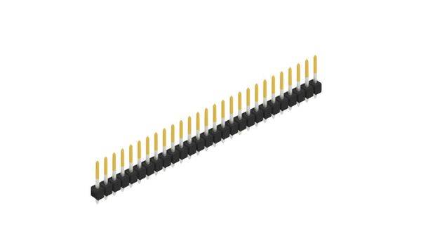 Fischer Elektronik Stiftleiste (Standard) Anzahl Reihen: 1 10054075 10St.