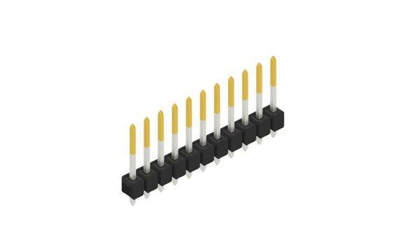 Fischer Elektronik Stiftleiste (Standard) Anzahl Reihen: 1 10054138 10St.