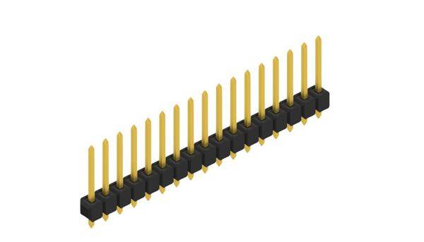 Fischer Elektronik Stiftleiste (Standard) Anzahl Reihen: 1 10054157 10St.