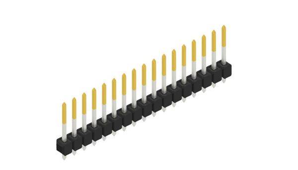 Fischer Elektronik Stiftleiste (Standard) Anzahl Reihen: 1 10054158 10St.