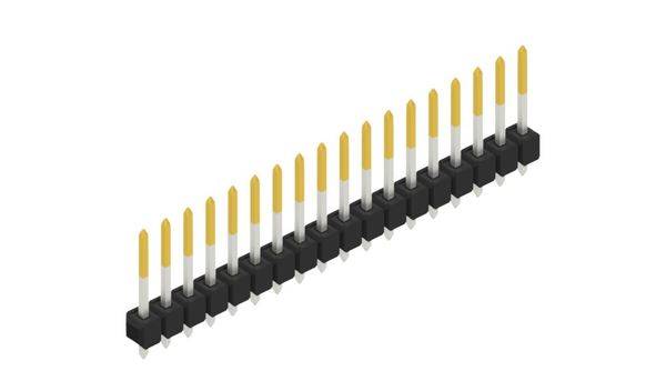 Fischer Elektronik Stiftleiste (Standard) Anzahl Reihen: 1 10054161 10St.