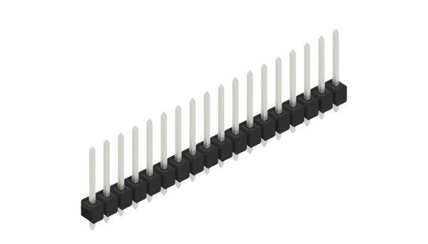 Fischer Elektronik Stiftleiste (Standard) Anzahl Reihen: 1 10054162 10St.