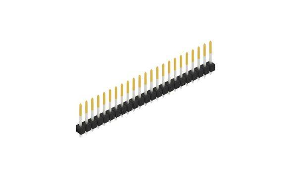 Fischer Elektronik Stiftleiste (Standard) Anzahl Reihen: 1 10054178 10St.