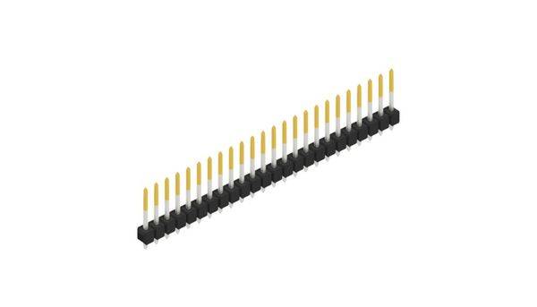 Fischer Elektronik Stiftleiste (Standard) Anzahl Reihen: 1 10054181 10St.