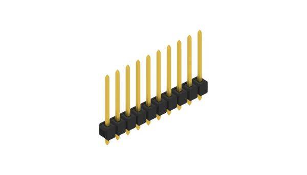 Fischer Elektronik Stiftleiste (Standard) Anzahl Reihen: 1 10054248 10St.