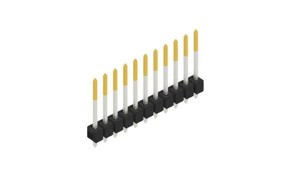 Fischer Elektronik Stiftleiste (Standard) Anzahl Reihen: 1 10054252 10St.