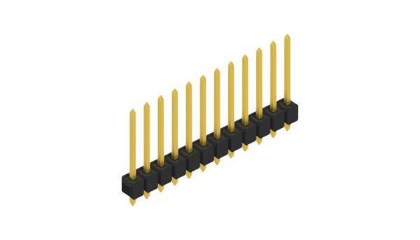 Fischer Elektronik Stiftleiste (Standard) Anzahl Reihen: 1 10054254 10St.