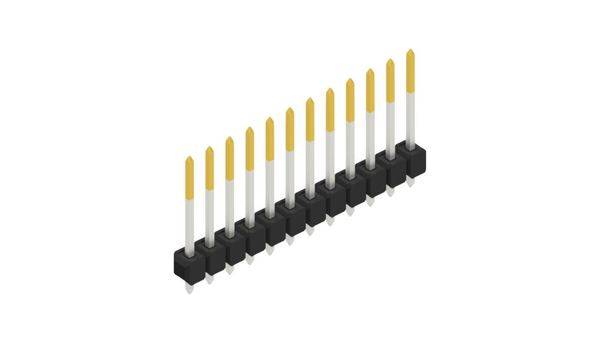 Fischer Elektronik Stiftleiste (Standard) Anzahl Reihen: 1 10054255 10St.