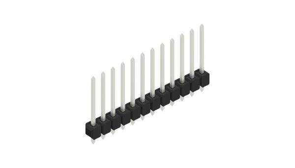 Fischer Elektronik Stiftleiste (Standard) Anzahl Reihen: 1 10054256 10St.