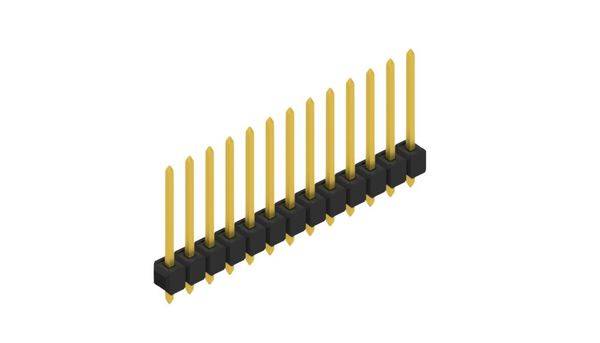 Fischer Elektronik Stiftleiste (Standard) Anzahl Reihen: 1 10054257 10St.