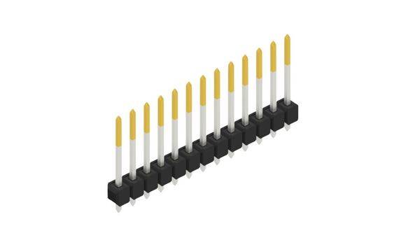 Fischer Elektronik Stiftleiste (Standard) Anzahl Reihen: 1 10054258 10St.