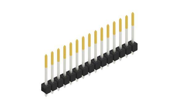 Fischer Elektronik Stiftleiste (Standard) Anzahl Reihen: 1 10054264 10St.