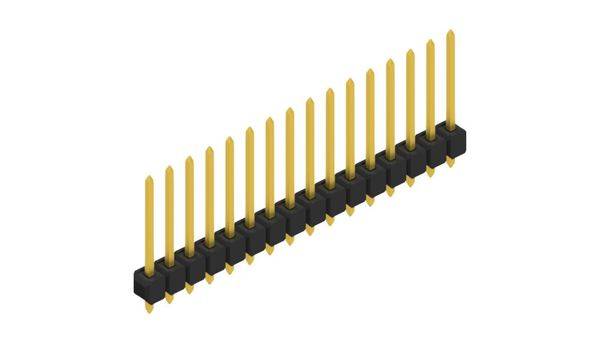 Fischer Elektronik Stiftleiste (Standard) Anzahl Reihen: 1 10054266 10St.
