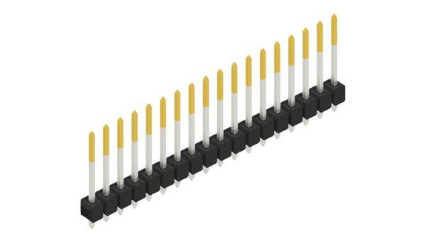 Fischer Elektronik Stiftleiste (Standard) Anzahl Reihen: 1 10054274 10St.