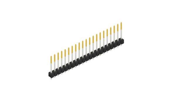 Fischer Elektronik Stiftleiste (Standard) Anzahl Reihen: 1 10054283 10St.