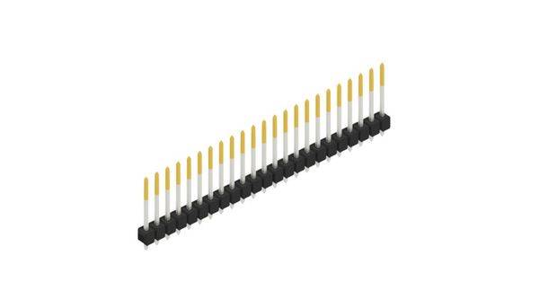 Fischer Elektronik Stiftleiste (Standard) Anzahl Reihen: 1 10054290 10St.