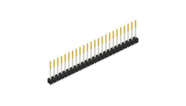 Fischer Elektronik Stiftleiste (Standard) Anzahl Reihen: 1 10054293 10St.