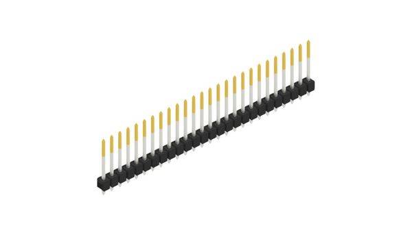 Fischer Elektronik Stiftleiste (Standard) Anzahl Reihen: 1 10054299 10St.