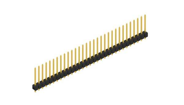 Fischer Elektronik Stiftleiste (Standard) Anzahl Reihen: 1 10054314 10St.