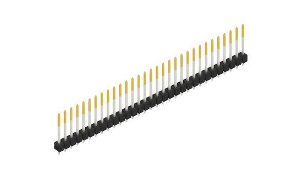 Fischer Elektronik Stiftleiste (Standard) Anzahl Reihen: 1 10054315 10St.