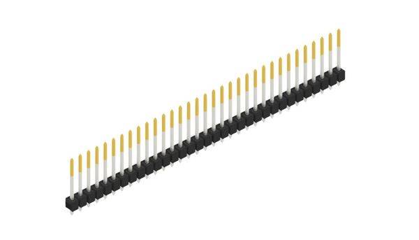 Fischer Elektronik Stiftleiste (Standard) Anzahl Reihen: 1 10054322 10St.