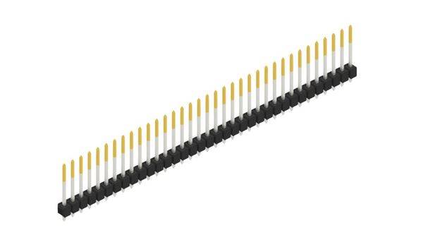 Fischer Elektronik Stiftleiste (Standard) Anzahl Reihen: 1 10054328 10St.