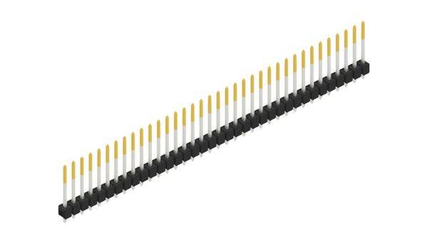 Fischer Elektronik Stiftleiste (Standard) Anzahl Reihen: 1 10054331 10St.