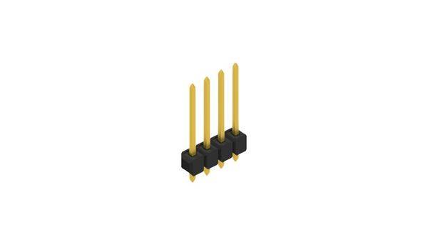 Fischer Elektronik Stiftleiste (Standard) Anzahl Reihen: 1 10054230 10St.