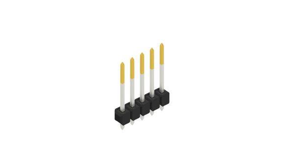 Fischer Elektronik Stiftleiste (Standard) Anzahl Reihen: 1 10054234 10St.