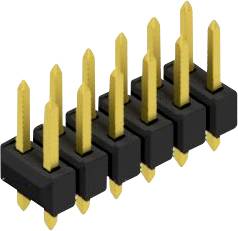 Fischer Elektronik Stiftleiste (Standard) Anzahl Reihen: 2 10054348 10St.