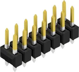 Fischer Elektronik Stiftleiste (Standard) Anzahl Reihen: 2 10054352 10St.