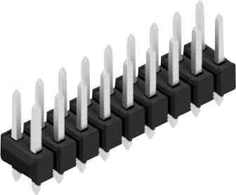Fischer Elektronik Stiftleiste (Standard) Anzahl Reihen: 2 10054359 10St.