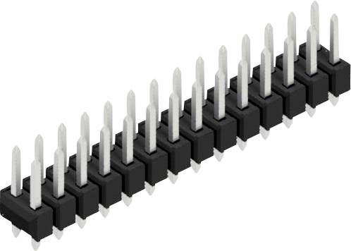 Fischer Elektronik Stiftleiste (Standard) Anzahl Reihen: 2 10054374 10St.