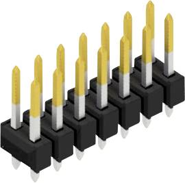 Fischer Elektronik Stiftleiste (Standard) Anzahl Reihen: 2 10054464 10St.