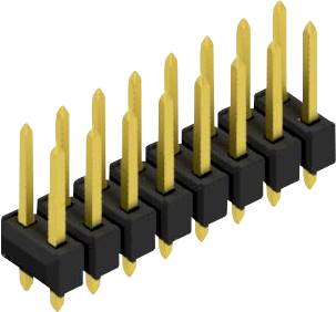 Fischer Elektronik Stiftleiste (Standard) Anzahl Reihen: 2 10054467 10St.