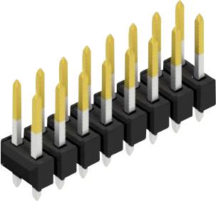 Fischer Elektronik Stiftleiste (Standard) Anzahl Reihen: 2 10054468 10St.