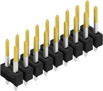 Fischer Elektronik Stiftleiste (Standard) Anzahl Reihen: 2 10054471 10St.