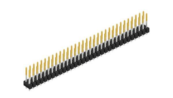Fischer Elektronik Stiftleiste (Standard) Anzahl Reihen: 2 10054773 10St.